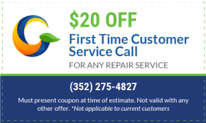 Coupon for Gainesville AC repair company Gator Air and Energy.
